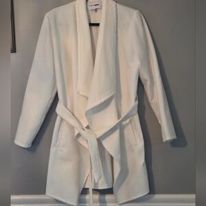 Fashion Nova Cream Women's Cape Coat